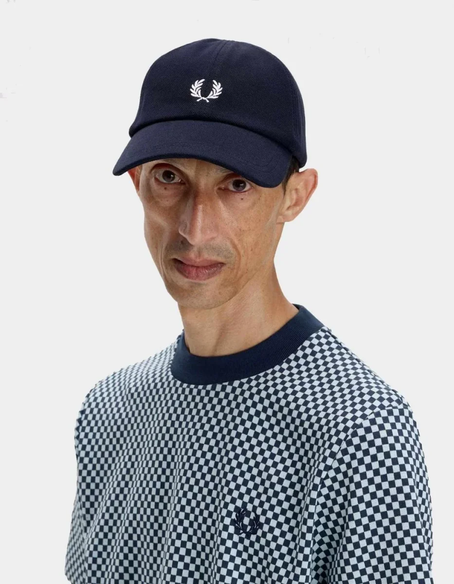 Gorra FRED PERRY HW2295 - Navy/Snow White - Imagen 4