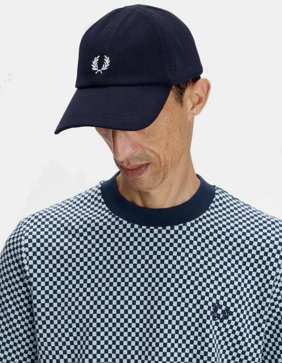 Gorra FRED PERRY HW2295 - Navy/Snow White - Imagen 6