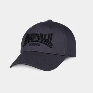 Gorra LONSDALE FLIXTON - Dark Grey/Black