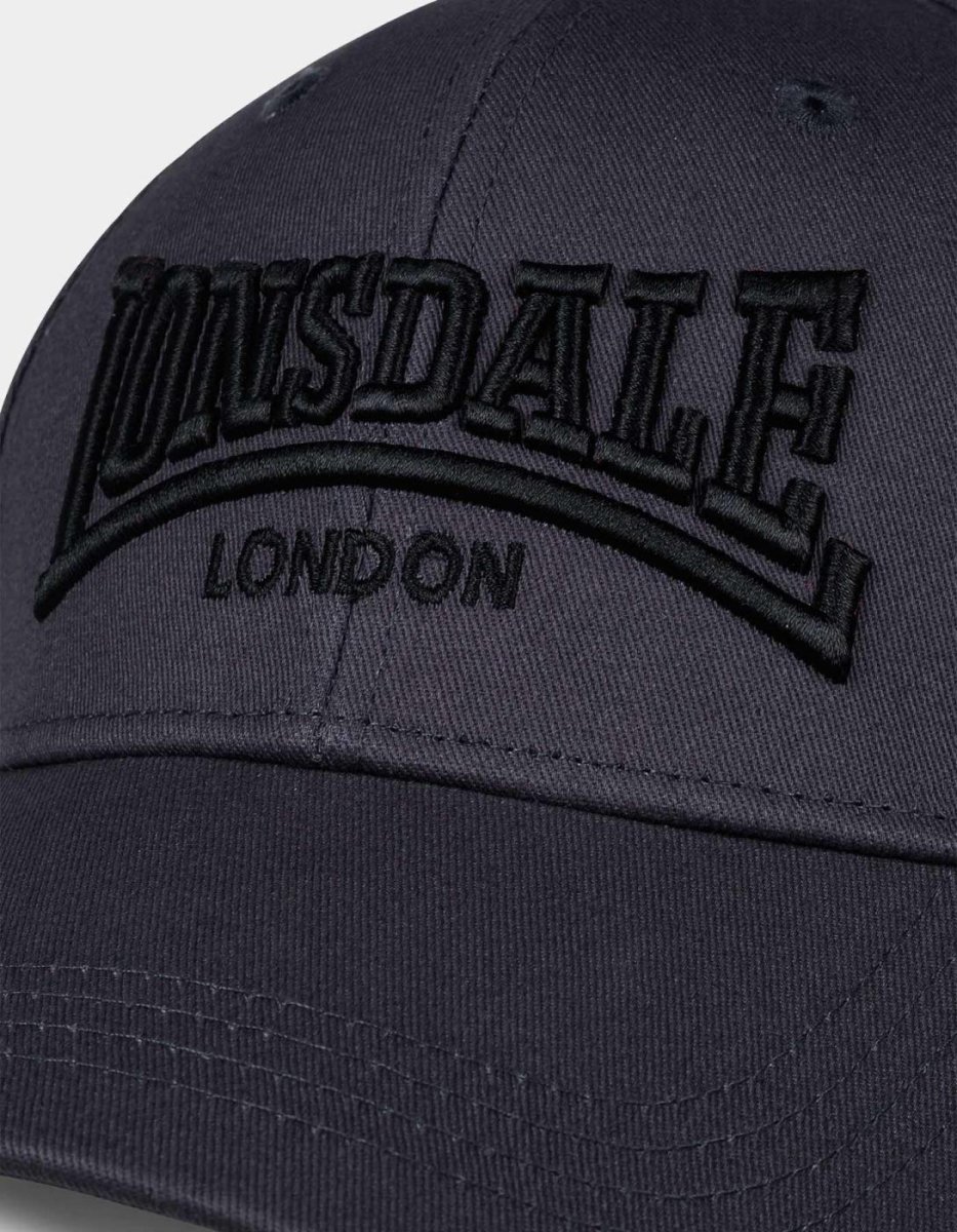 Gorra LONSDALE FLIXTON - Dark Grey/Black - Imagen 5