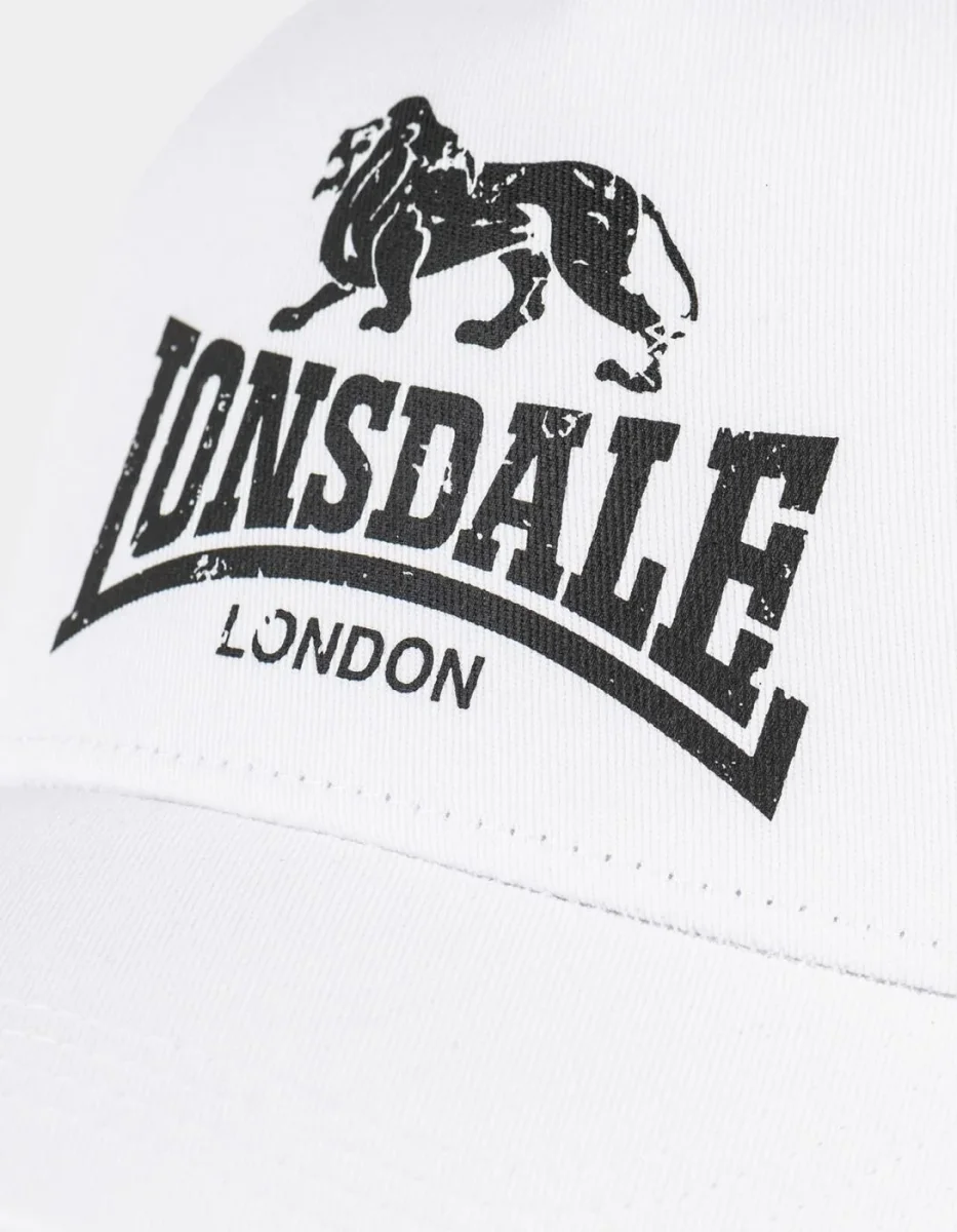Gorra LONSDALE NORBURY - White/Black - Imagen 4