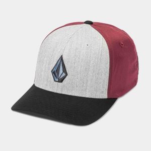 Gorra VOLCOM FULL STONE HTHR FLEXFIT - Dark Slate