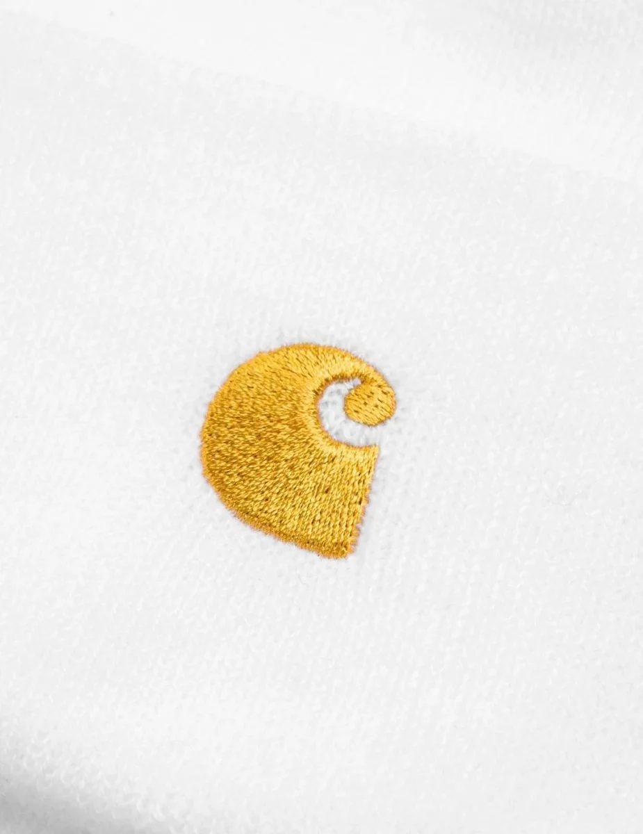 Gorro CARHARTT WIP CHASE - White / Gold - Imagen 3