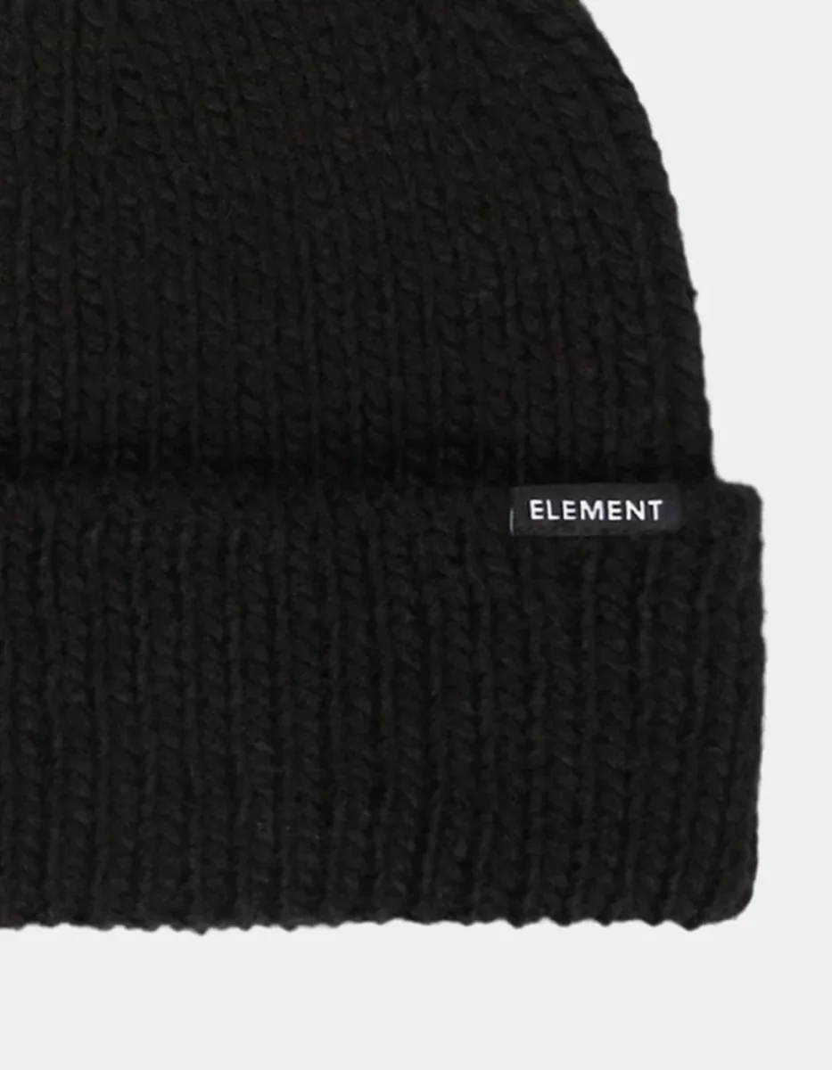 Gorro ELEMENT MID HEAVY KNIT - Faded Black - Imagen 4