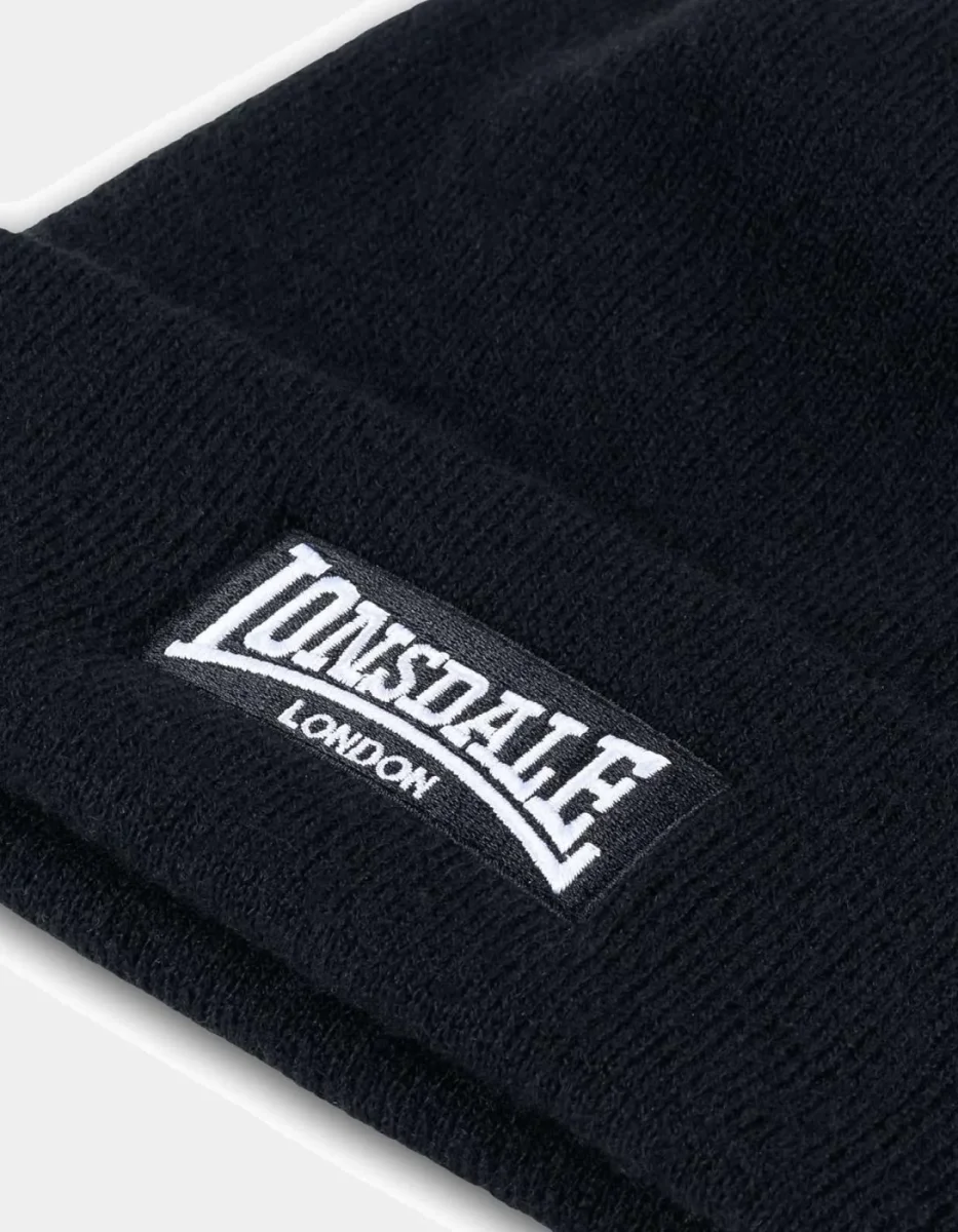 Gorro LONSDALE SNITTER - Black/White - Imagen 5