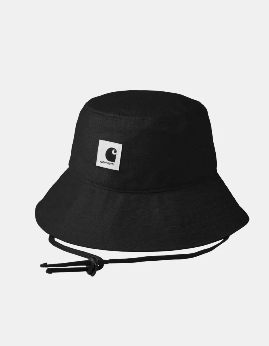 Gorro W' CARHARTT WIP ASHLEY BUCKET - Black - Imagen 2