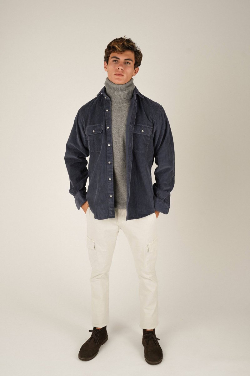 Jersey Cuello Vuelto Lambswool - Gris - Imagen 4