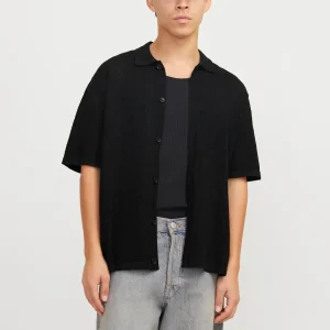 POLO LOOSE TEJIDO RAYAS TYLER - Black