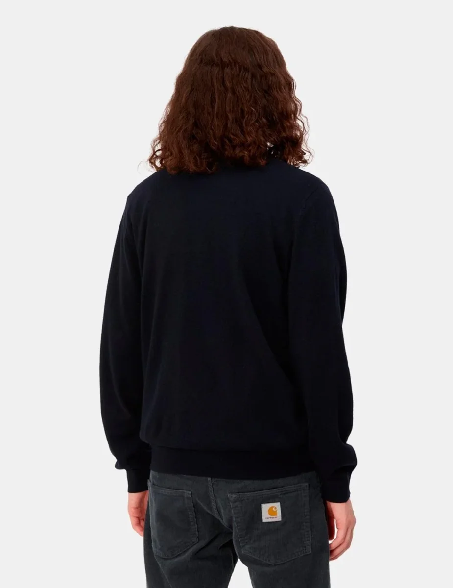 Jersey CARHARTT WIP MADISON - Dark Navy/Wax - Imagen 3