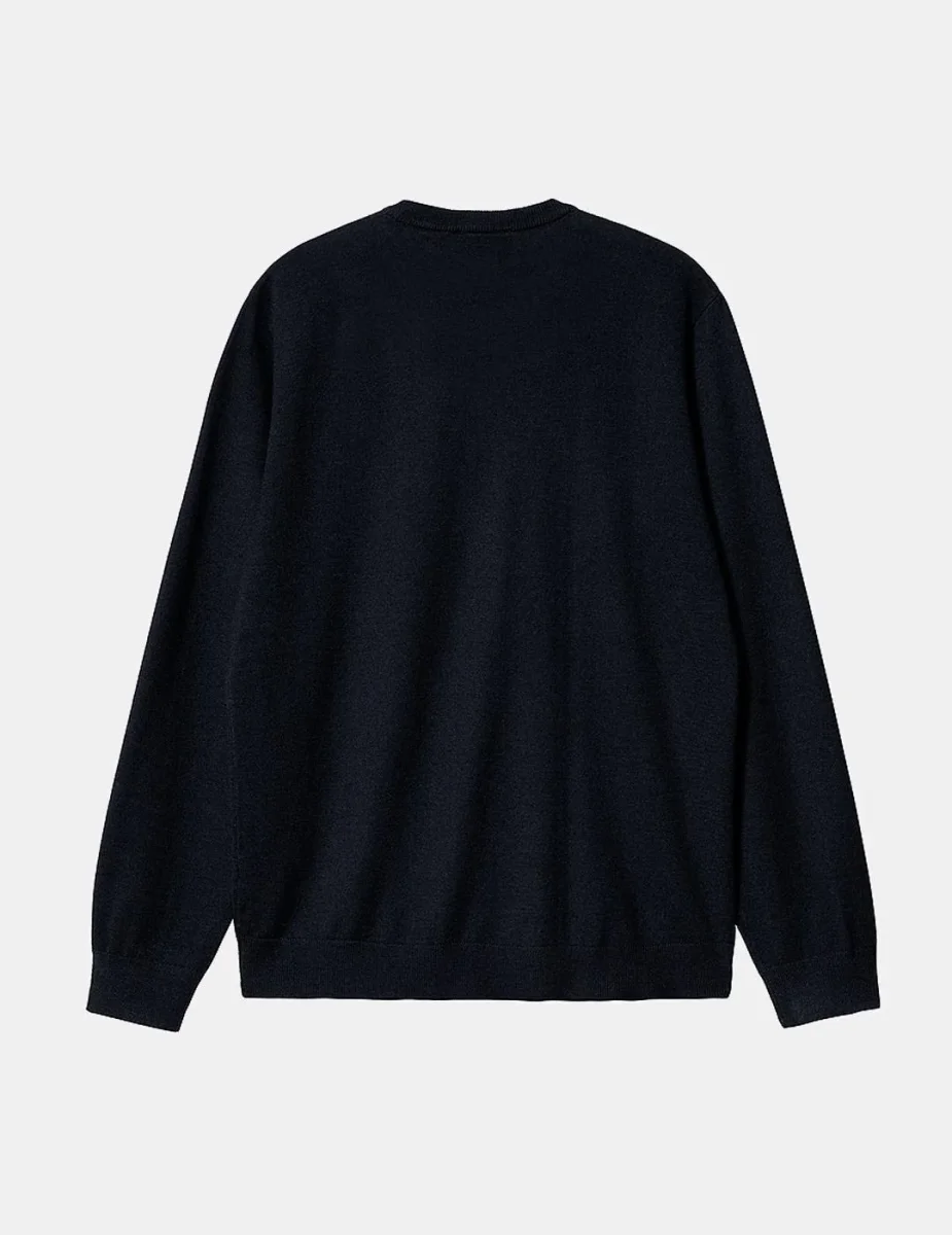 Jersey CARHARTT WIP MADISON - Dark Navy/Wax - Imagen 5