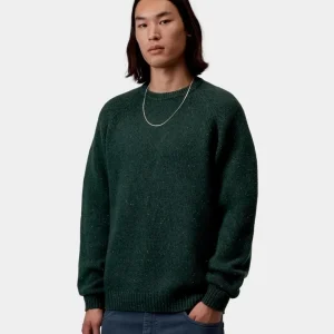 Jersey CARHARTT WIP ANGLISTIC - Speckled Dark Scarab