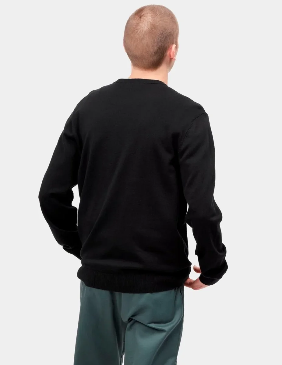 Jersey CARHARTT WIP MADISON - Black / Wax - Imagen 3