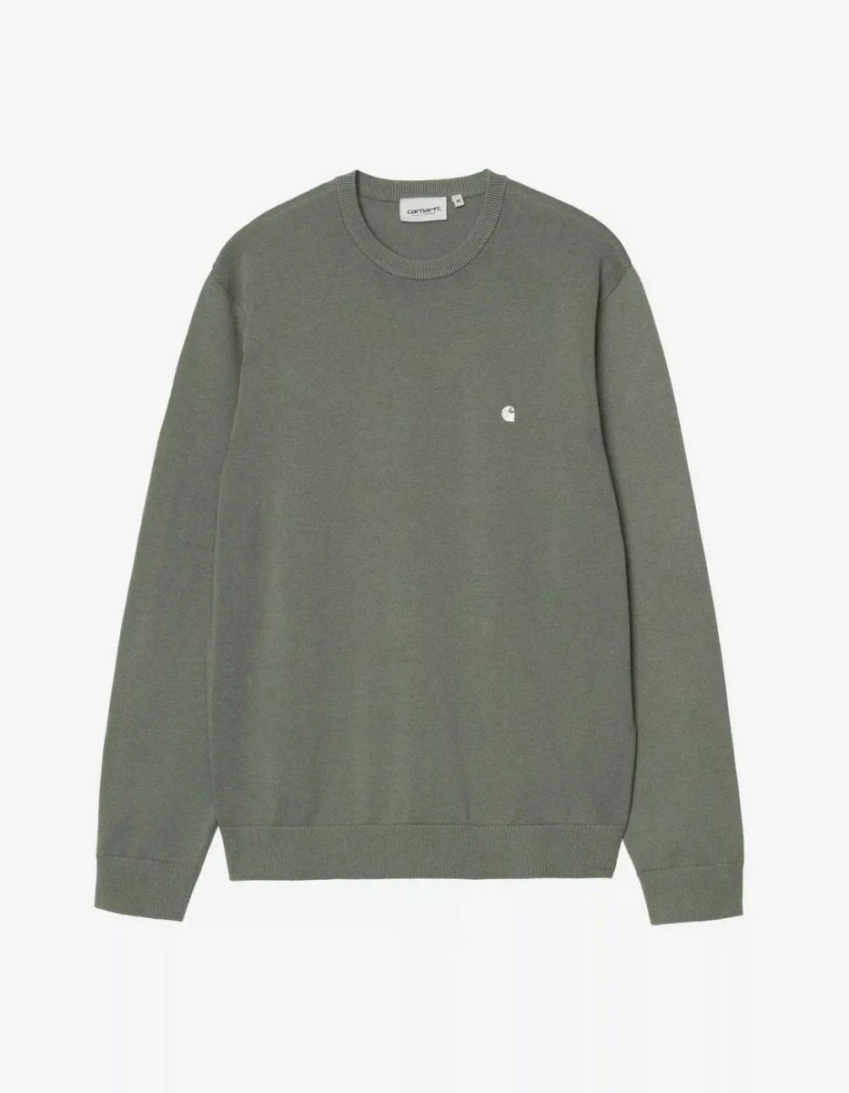 Jersey CARHARTT WIP MADISON- Velvet Green / White
