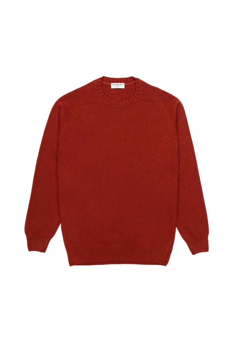 Jersey Cuello Redondo Lambswool - Burdeos - Imagen 5