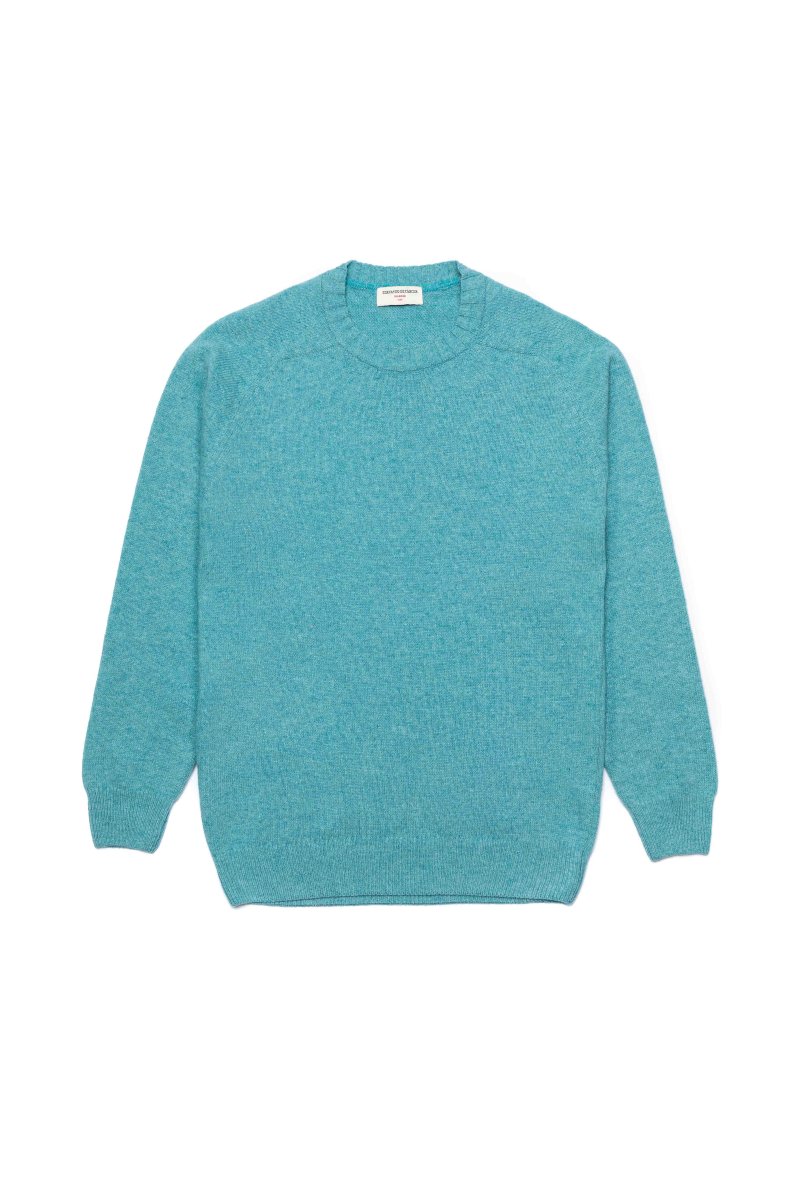 Jersey Cuello Redondo Lambswool - Turquesa - Imagen 5