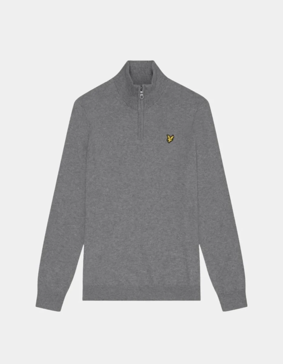 Jersey Lyle&Scott KN2112VC - Grey Marl - Imagen 5