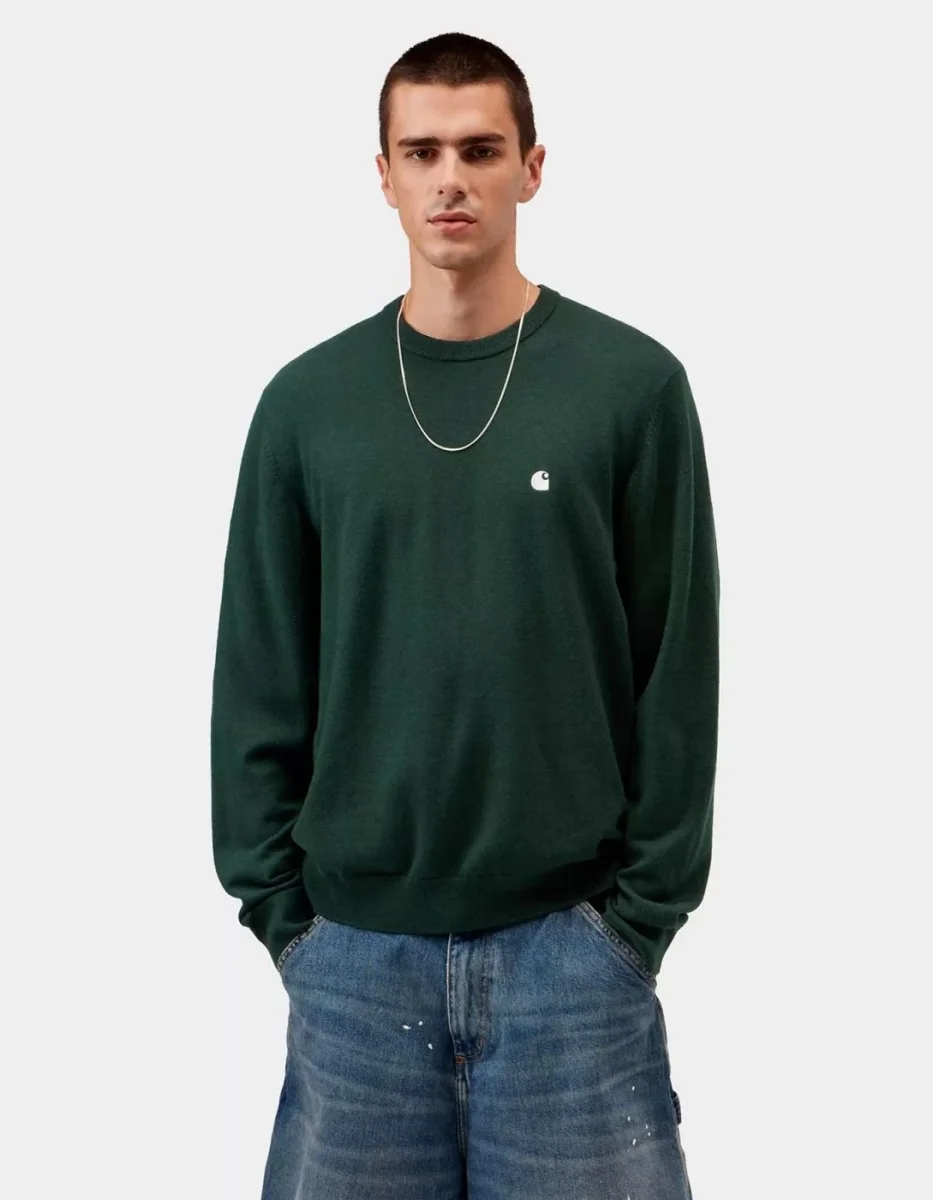Jersey CARHARTT WIP MADISON - Dark Scarab / Wax