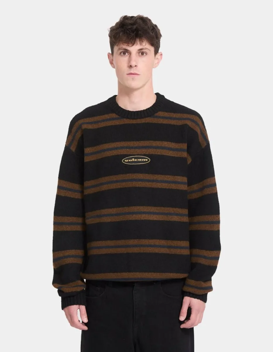 Jersey VOLCOM STRIPERSTAND - Black - Imagen 2
