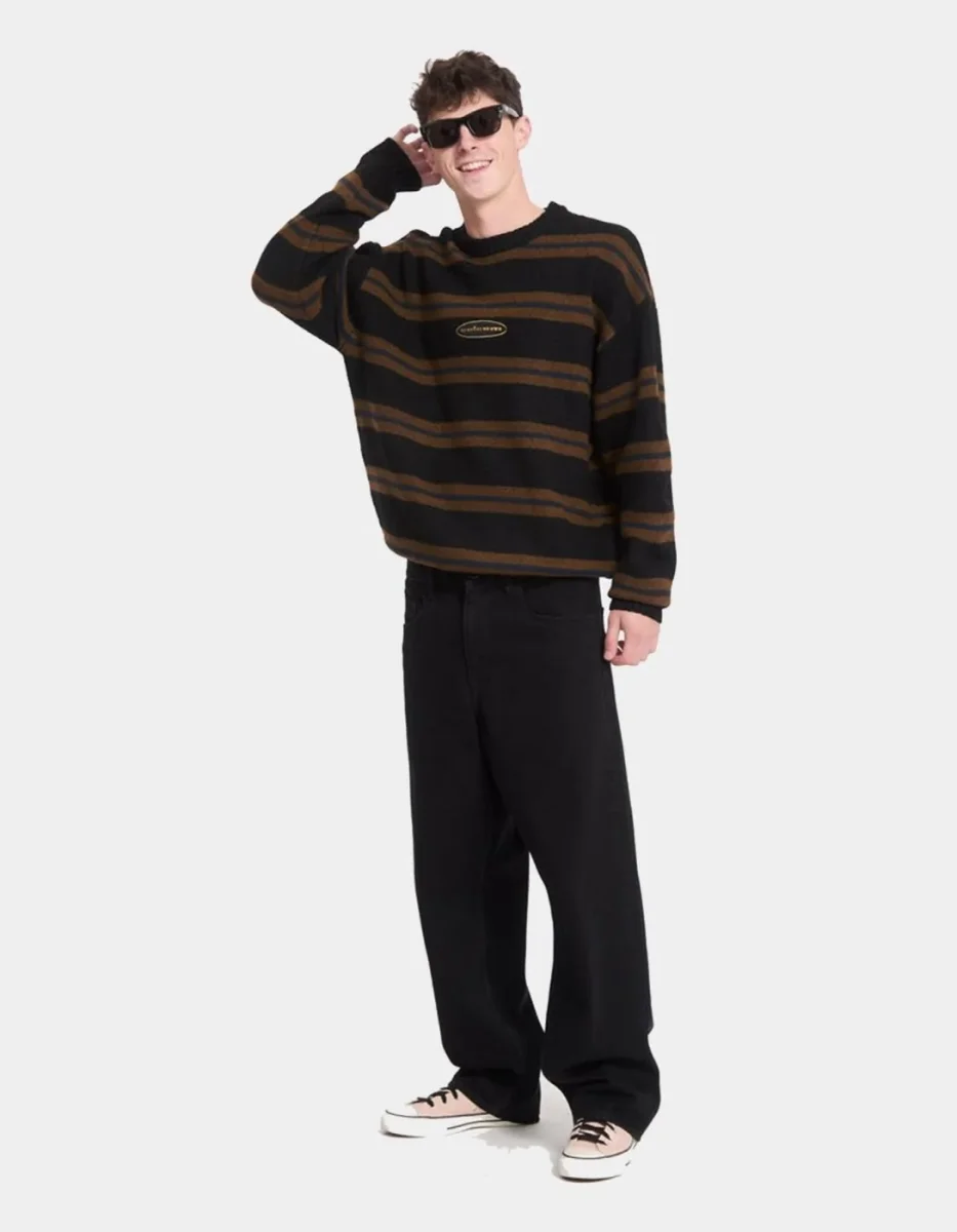 Jersey VOLCOM STRIPERSTAND - Black - Imagen 4