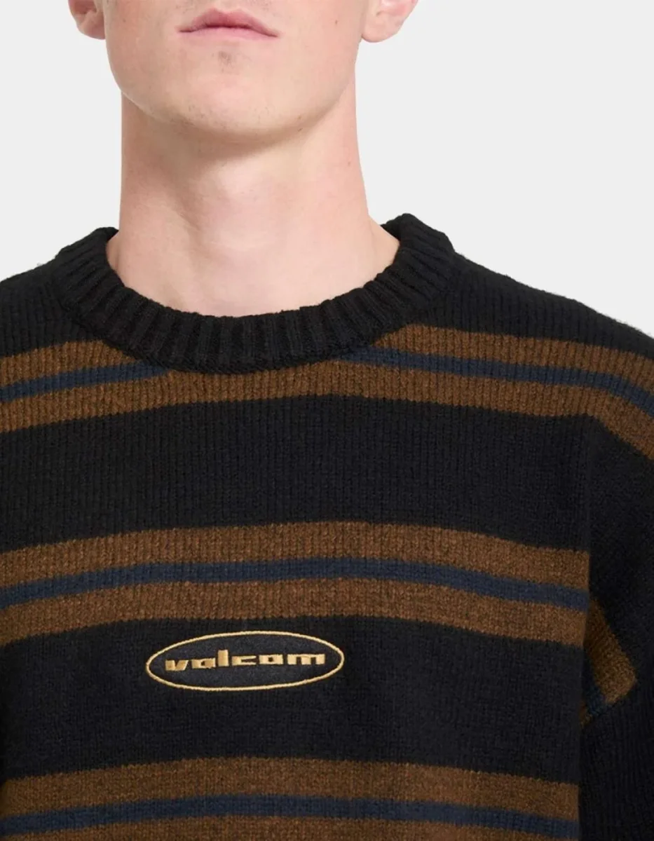 Jersey VOLCOM STRIPERSTAND - Black - Imagen 6