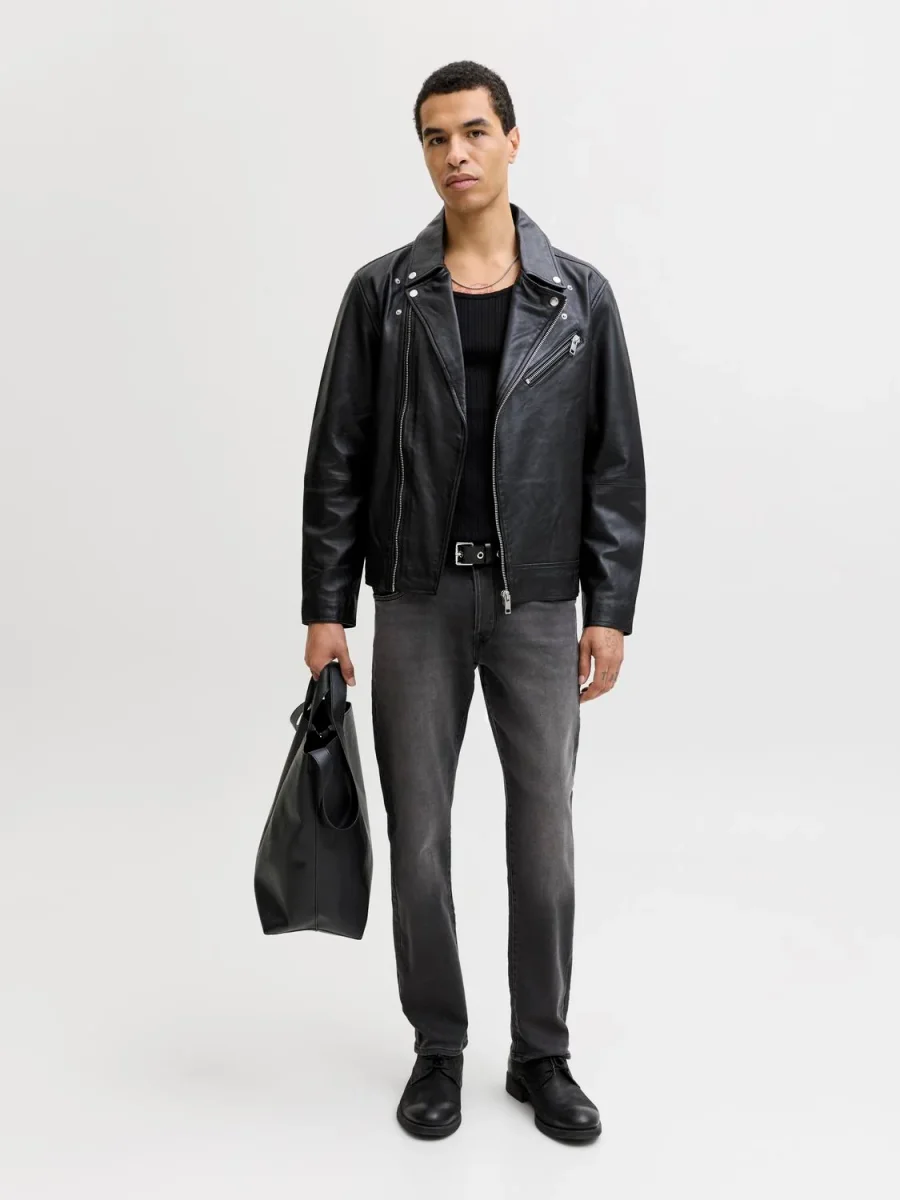 JEAN TAPERED TIRO BAJO MIKE 426 - Black Denim - Imagen 3