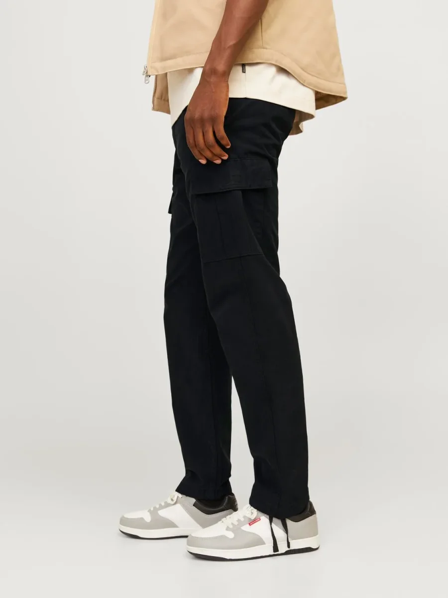 PANTALÓN CARGO RELAXED TIRO MEDIO BARKLEY - Black - Imagen 4