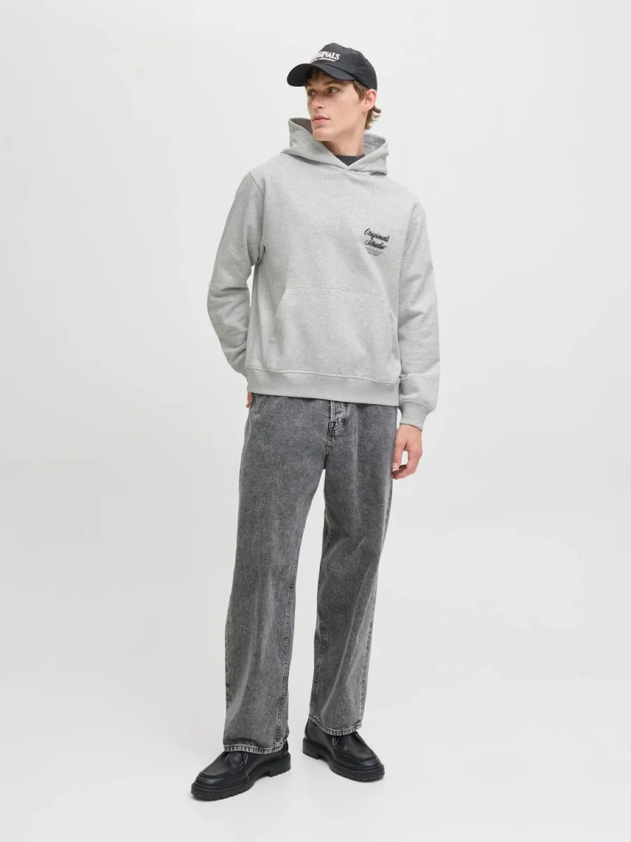 CANGURO LOOSE ESTAMPADO NORREBRO - White Melange - Imagen 3