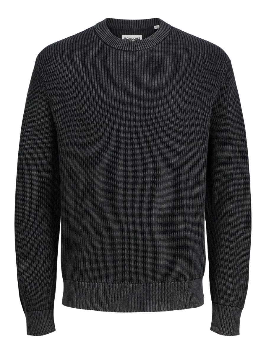SWEATER TEJIDO LOOSE MOTION - Black - Imagen 2