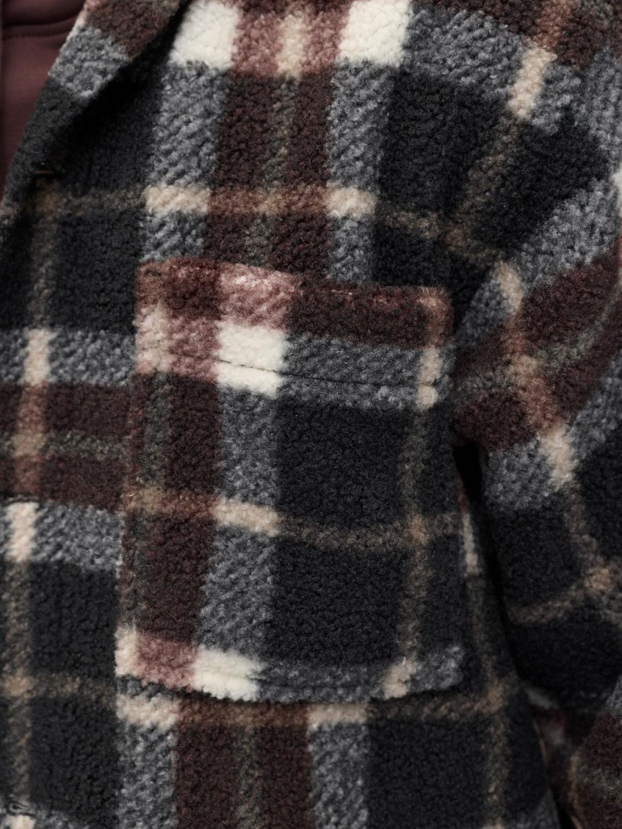 SOBRECAMISA RELAXED TEDDY LEECKER - Mocha Meringue Checks:CHECKS - Imagen 8