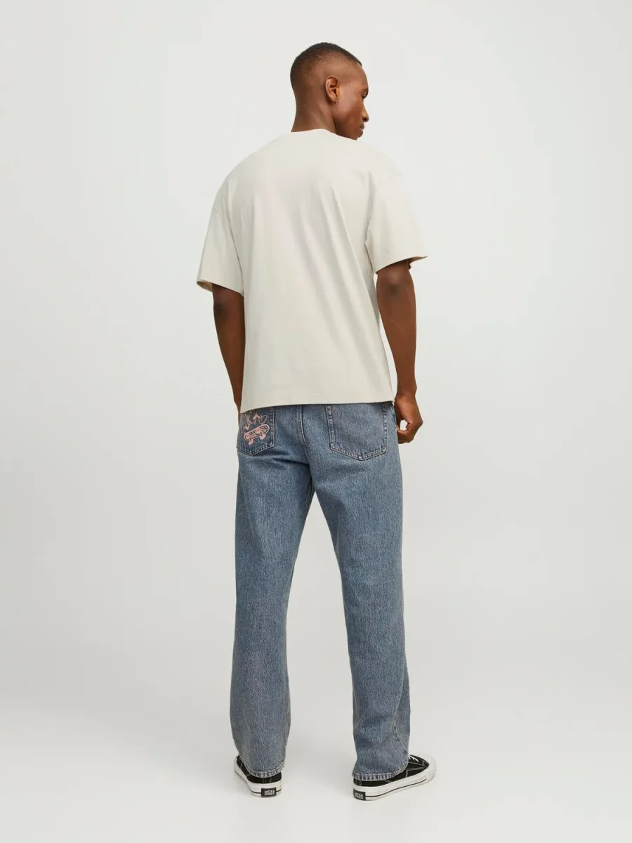 CAMISETA LOOSE BÁSICA URBAN - Moonbeam - Imagen 4