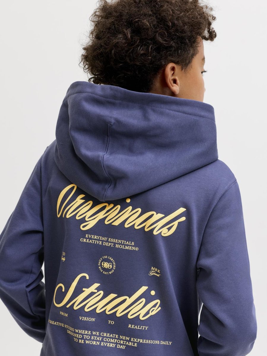 CANGURO RELAXED ESTAMPADO NORREBRO JNR - Crown Blue Detail:AW26 - Imagen 4