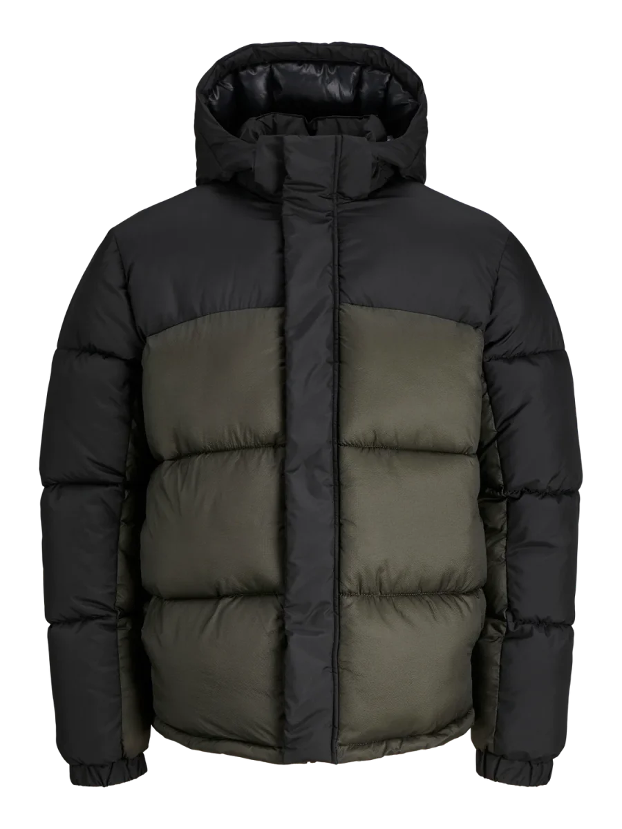 CAMPERA PUFFER UNION - Grape Leaf Detail:BLOCKING