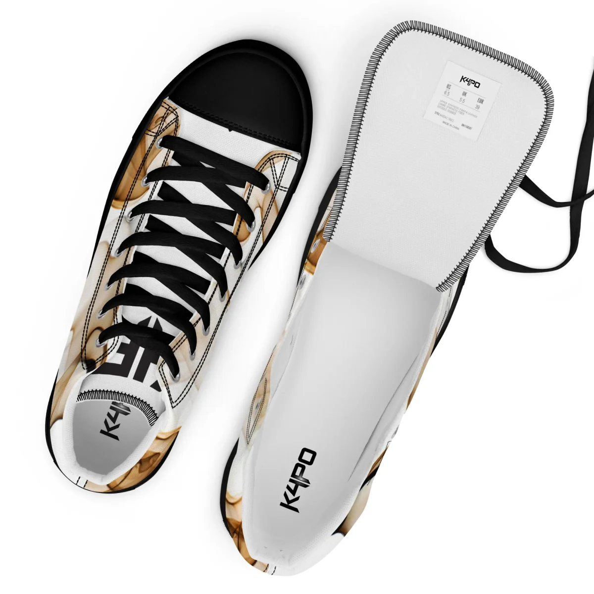 Zapatillas de lona de caña alta para hombre - Imagen 3