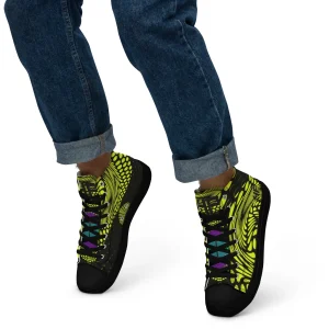 Zapatillas de caña alta para hombre - Techno 2421