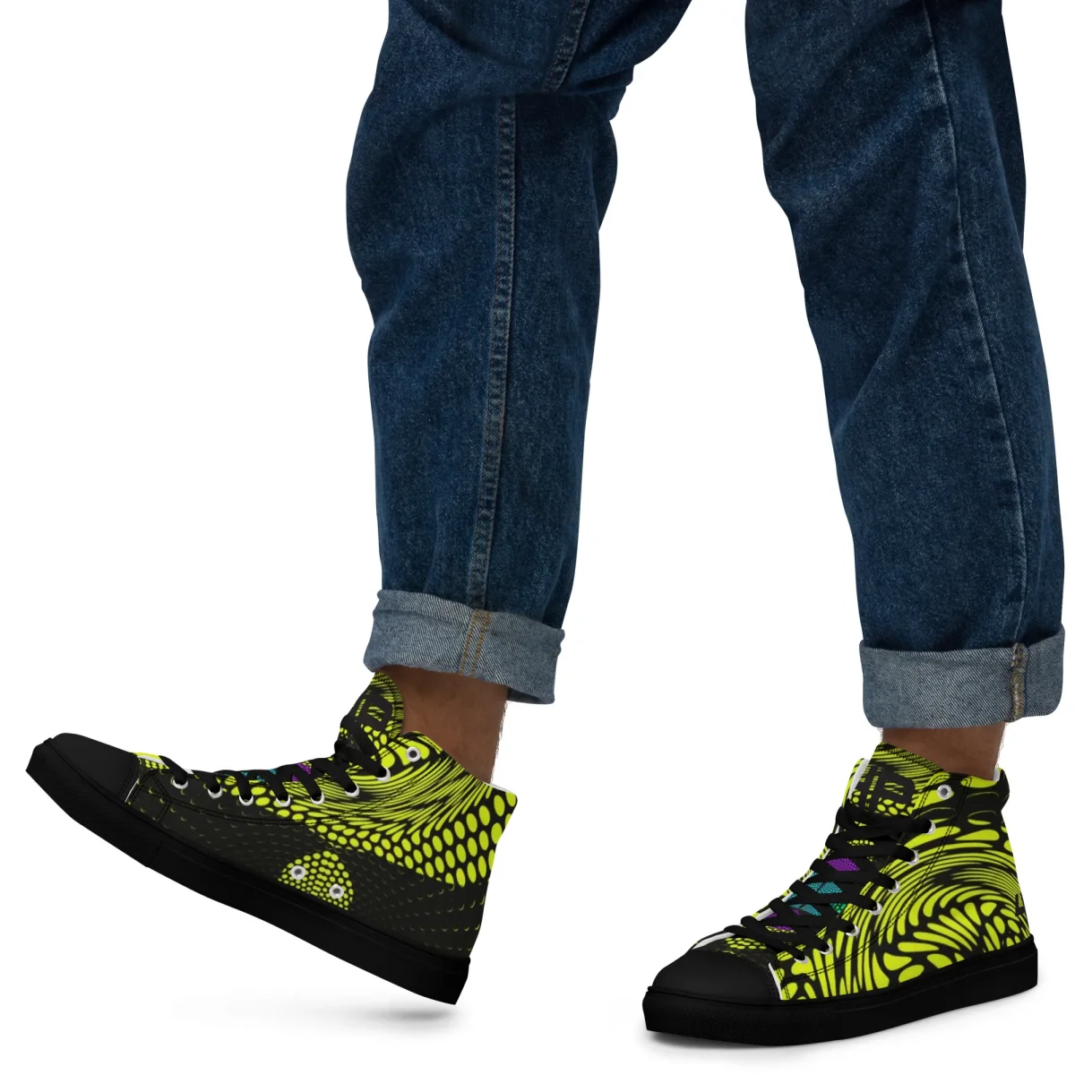 Zapatillas de caña alta para hombre - Techno 2421 - Imagen 8