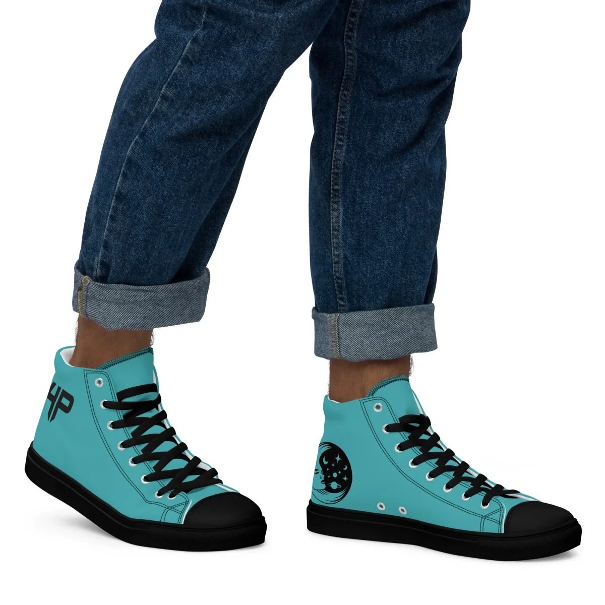 Zapatillas de lona de caña alta para hombre - Imagen 3