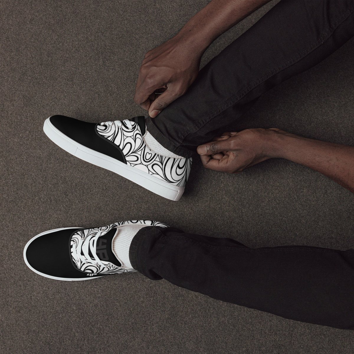 Zapatillas de lona con cordones - Imagen 3