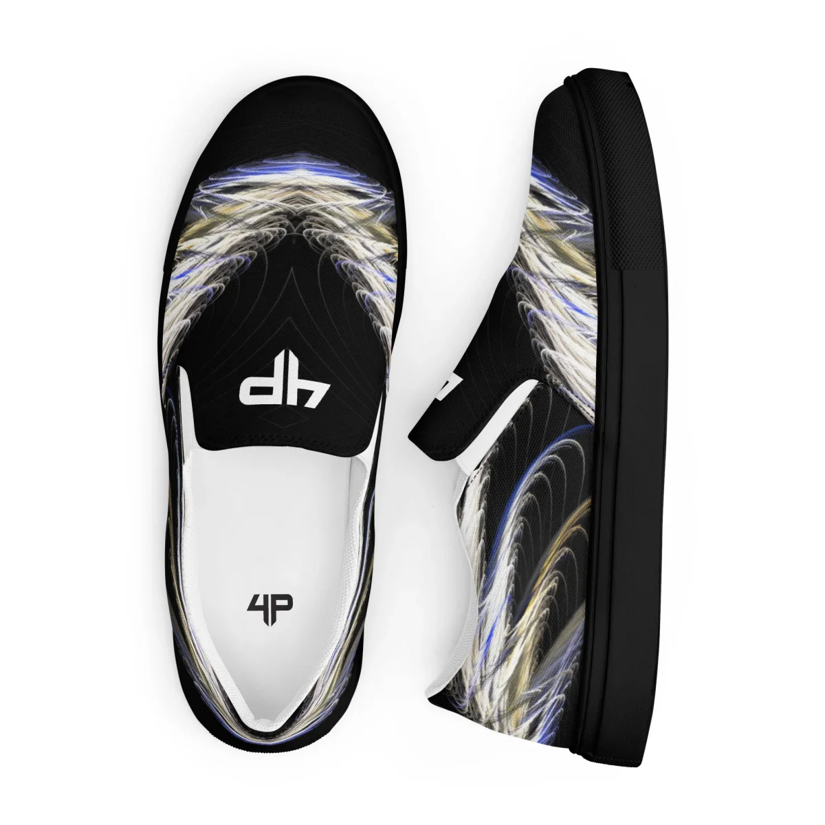 Zapatillas sin cordones para hombre - Black waves 2101 - Imagen 4