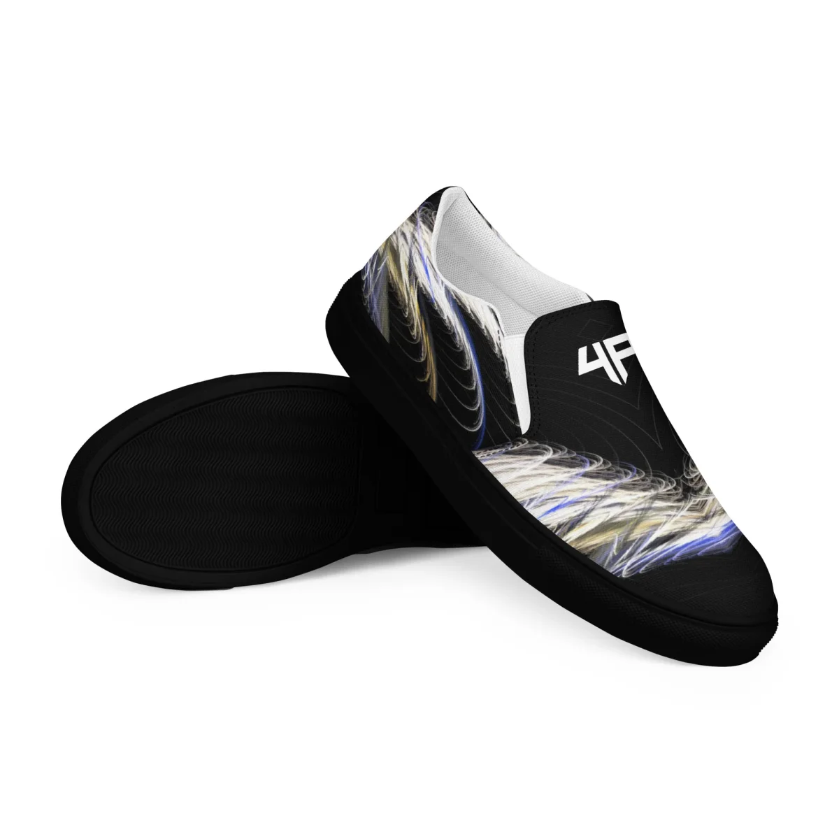 Zapatillas sin cordones para hombre - Black waves 2101 - Imagen 7