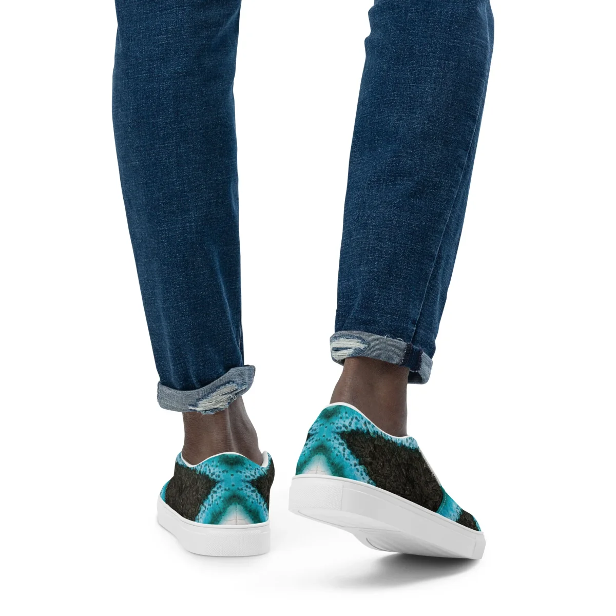Zapatillas de lona sin cordones para hombre - Imagen 3