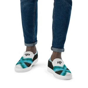Zapatillas de lona sin cordones para hombre