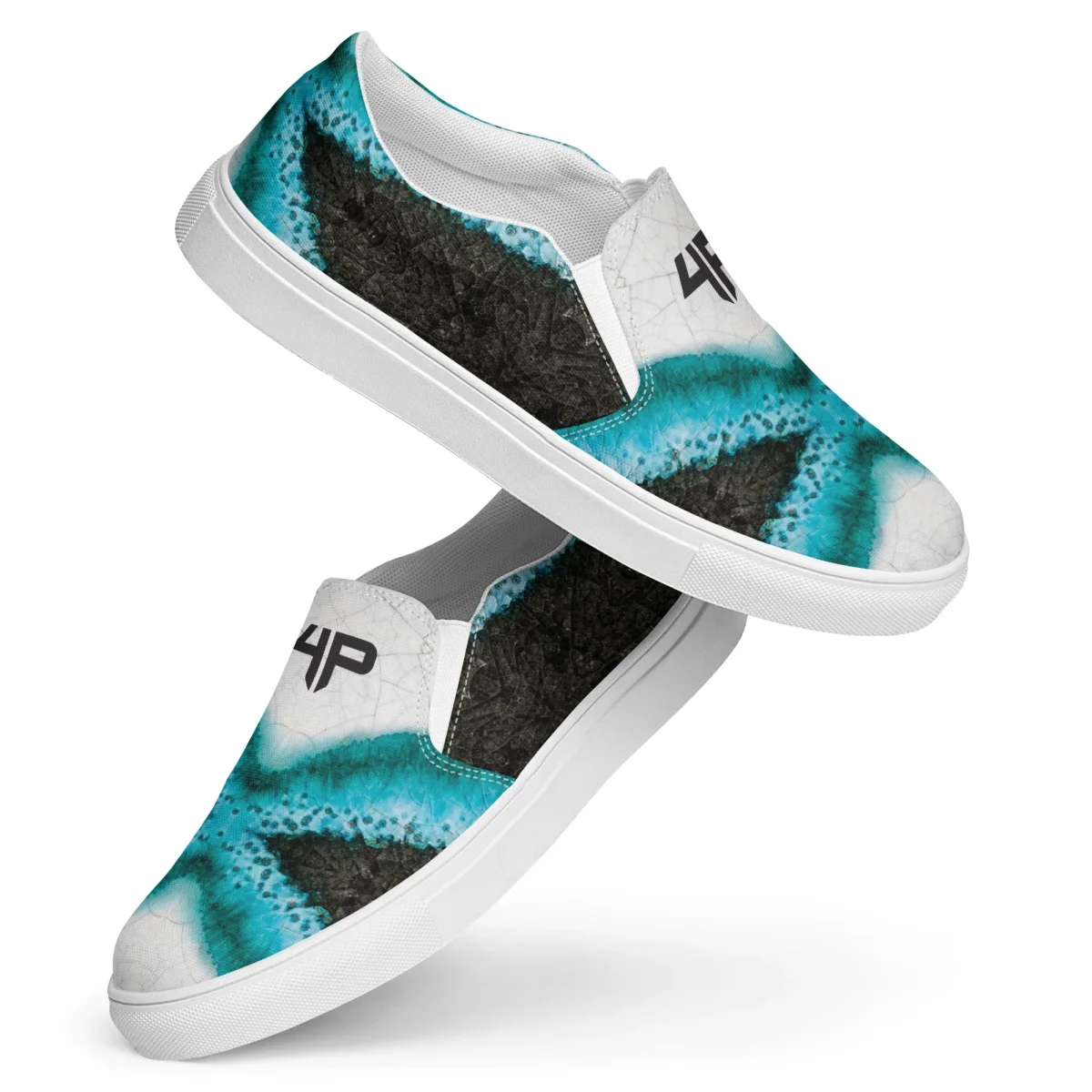 Zapatillas de lona sin cordones para hombre - Imagen 8