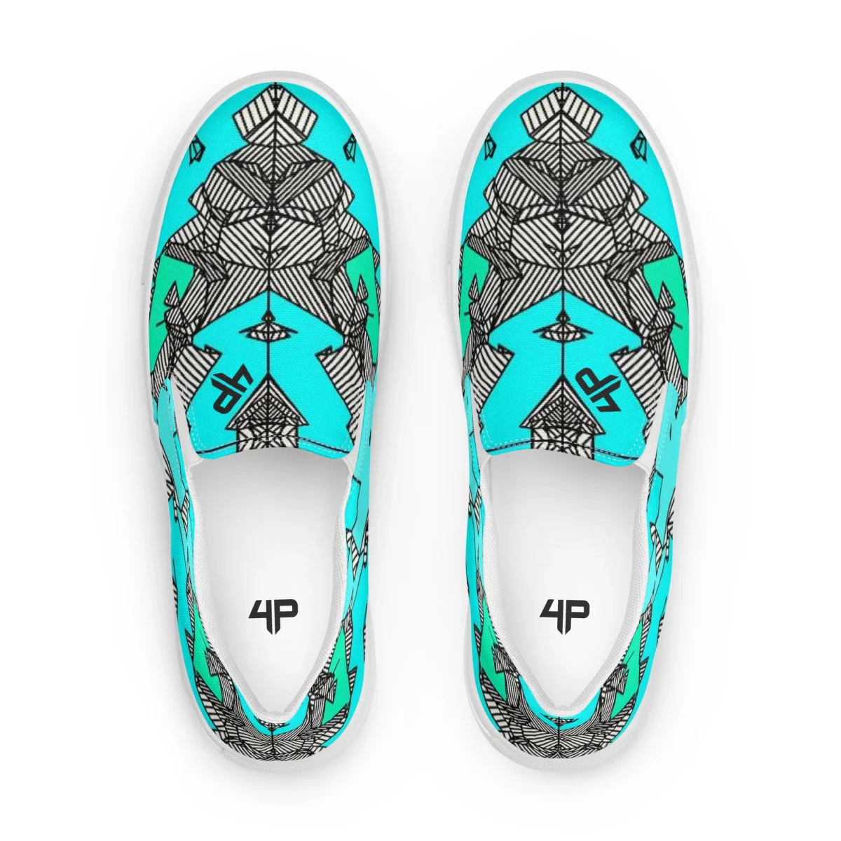 Zapatillas sin cordones para hombre - Turq 0102 - Imagen 7