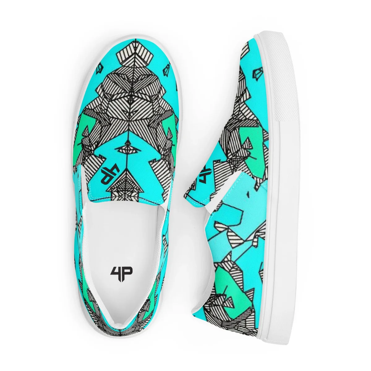 Zapatillas sin cordones para hombre - Turq 0102 - Imagen 9