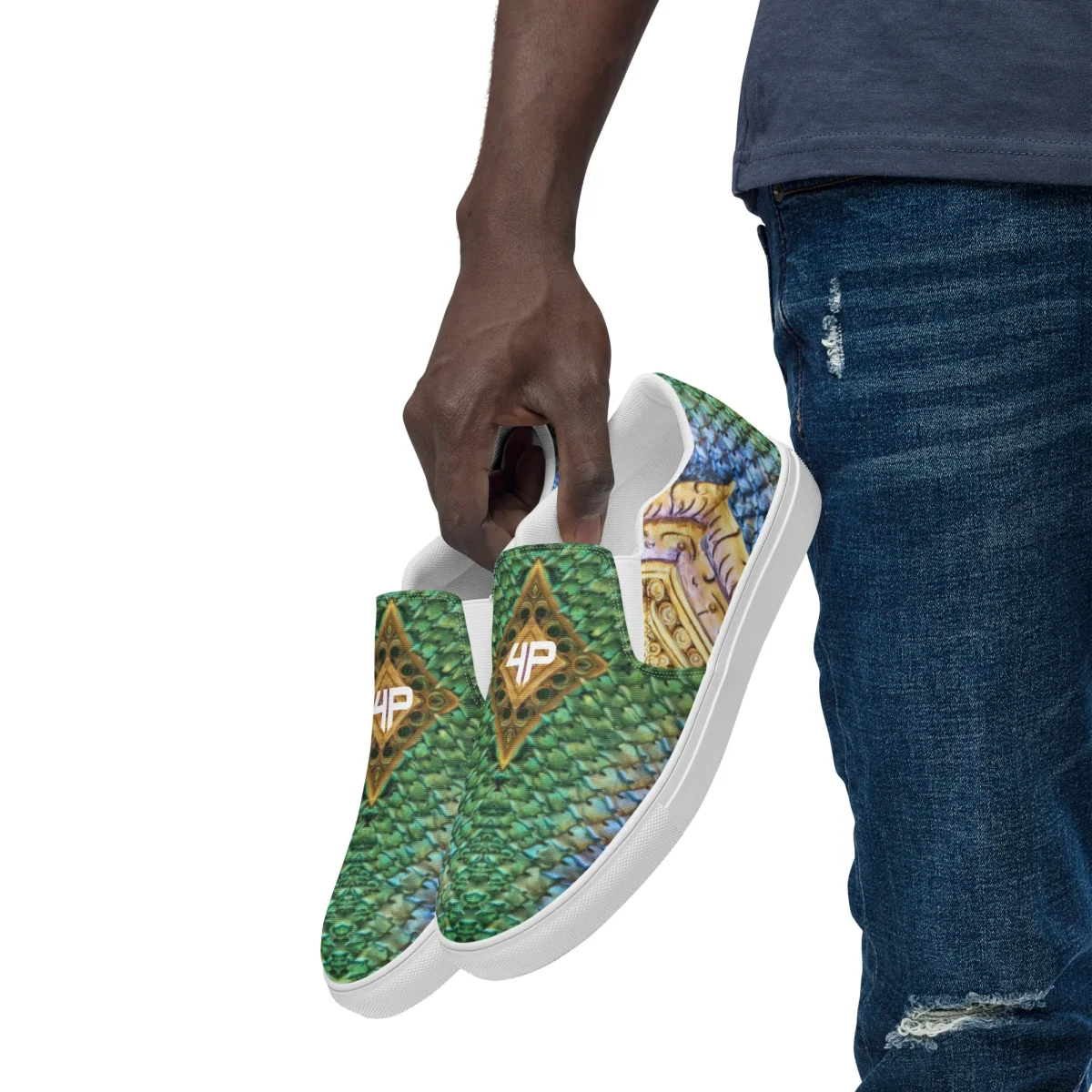 Zapatillas sin cordones para hombre - Snake 28