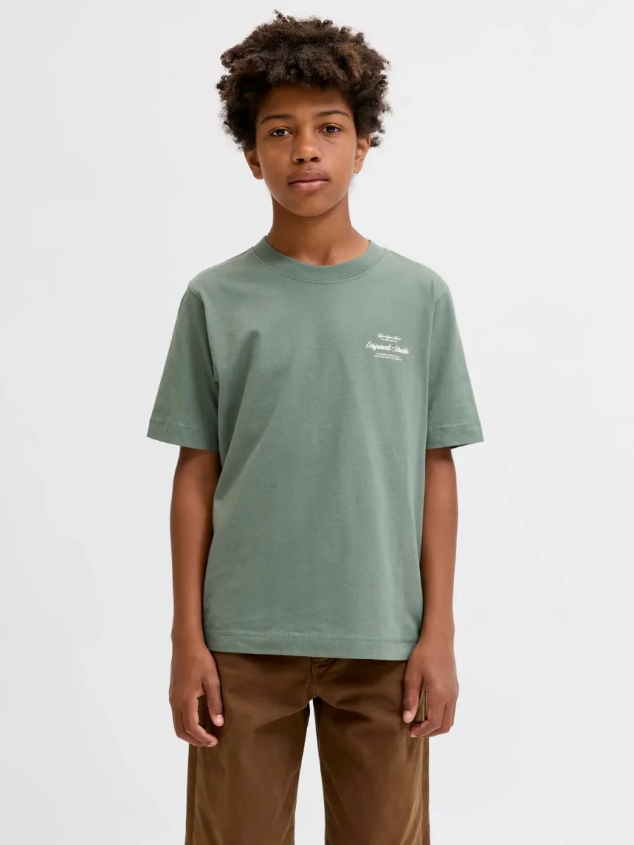CAMISETA RELAXED BORDADA NORREBRO JNR - Laurel Wreath Print:AW 26 - Imagen 2