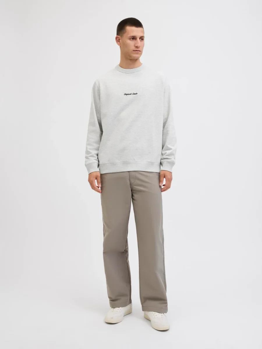 BUZO RELAXED NORREBRO - White Melange - Imagen 5
