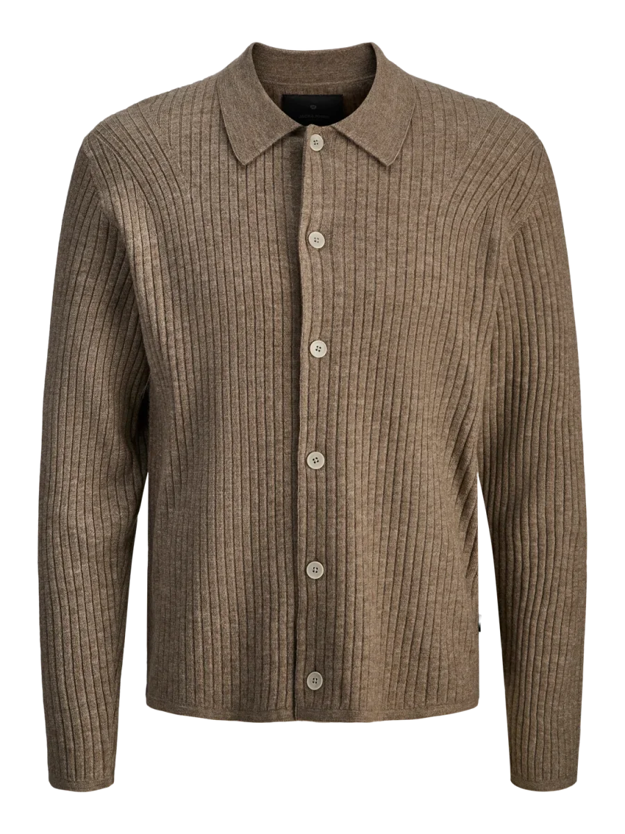 CARDIGAN REGULAR BLAISAC - Brindle Detail:Melange