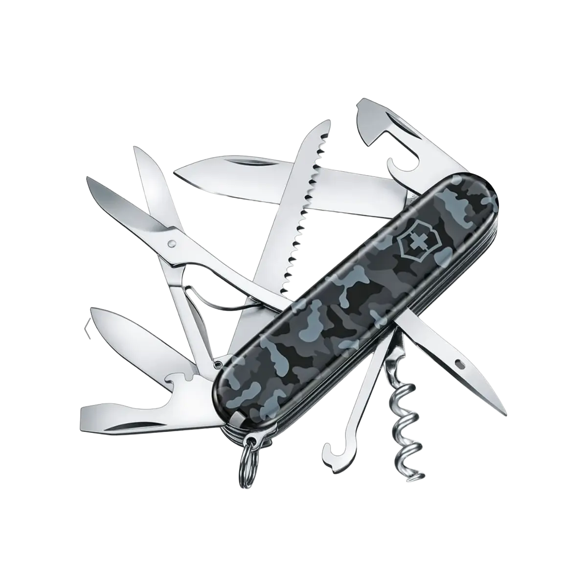 Navaja Huntsman Victorinox Camuflaje Azul