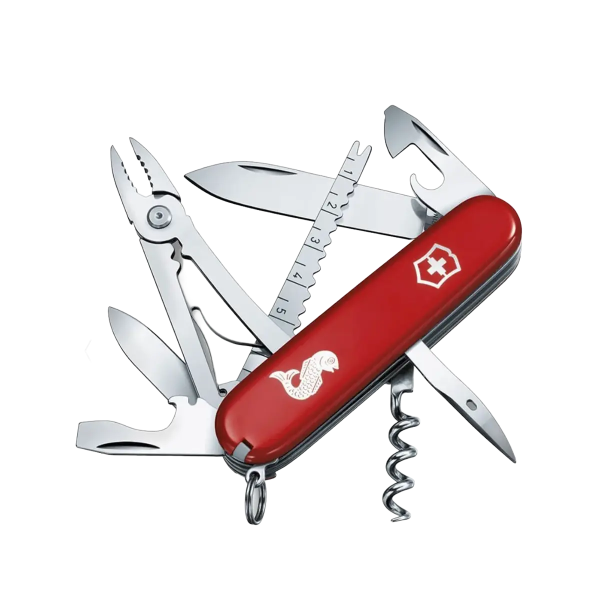 Navaja Victorinox Angler roja para pesca - Imagen 3